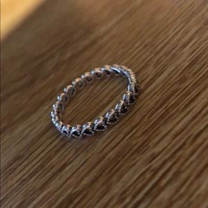 Heart pandora ring perfect condition!